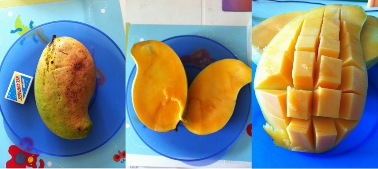 Манго фрукт с косточкой