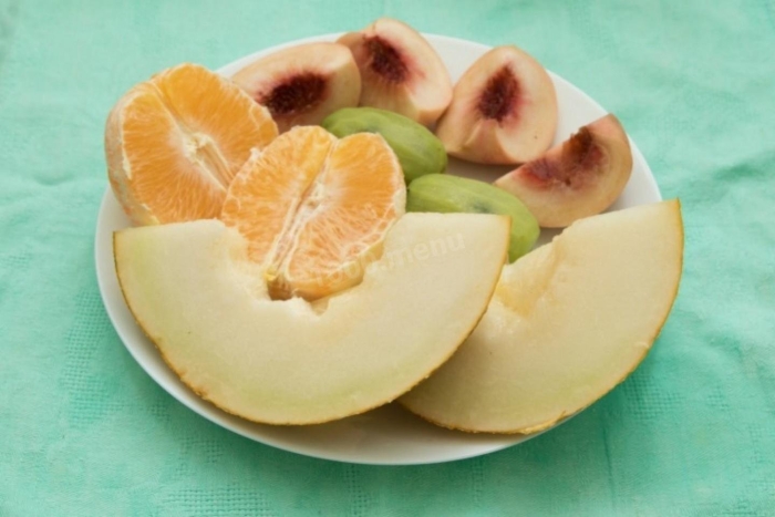 Персик и дыня