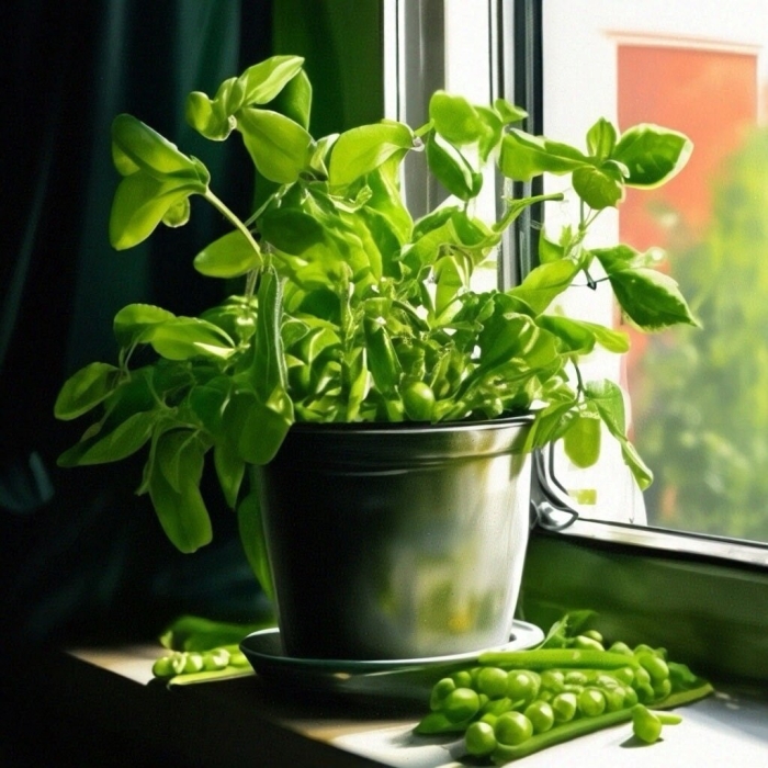 Горох мадрас микрозелень