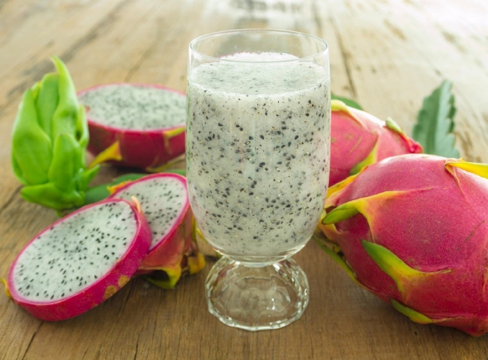 Драконий фрукт коктейль