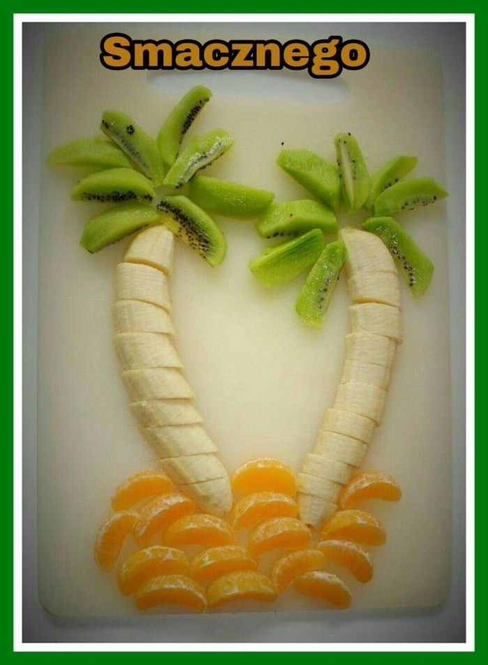 Банан киви мандарин пальма