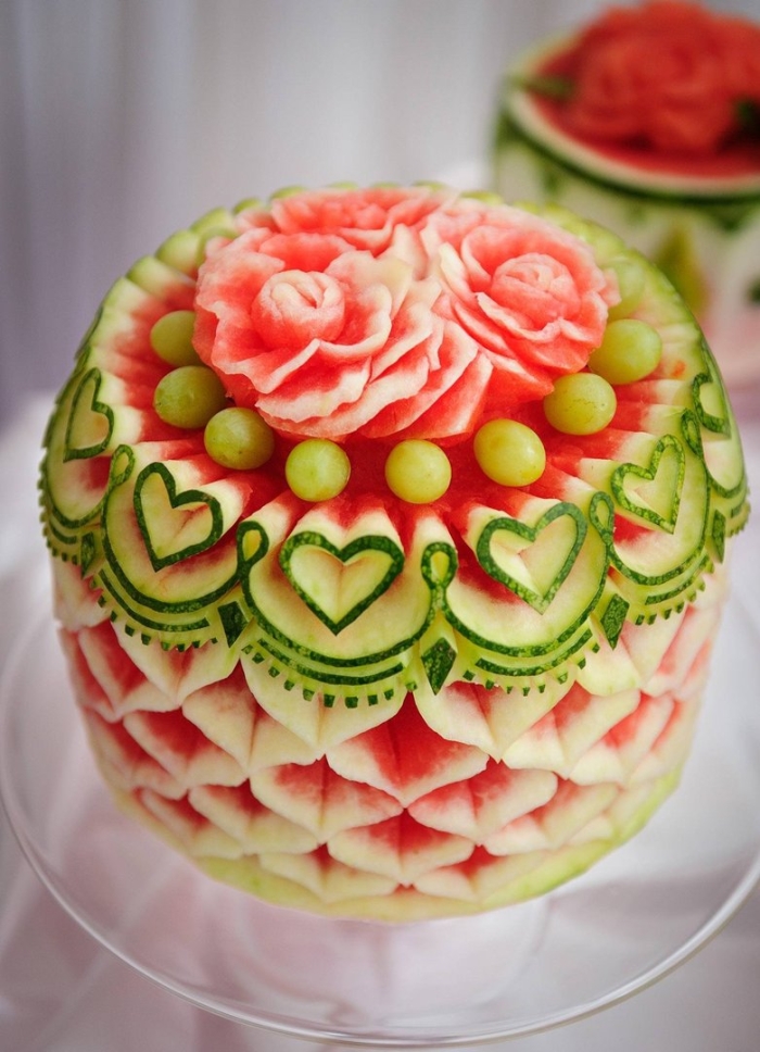 Карвинг из арбуза