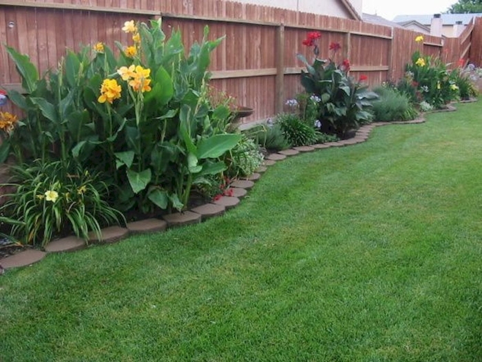 Backyard landscaping