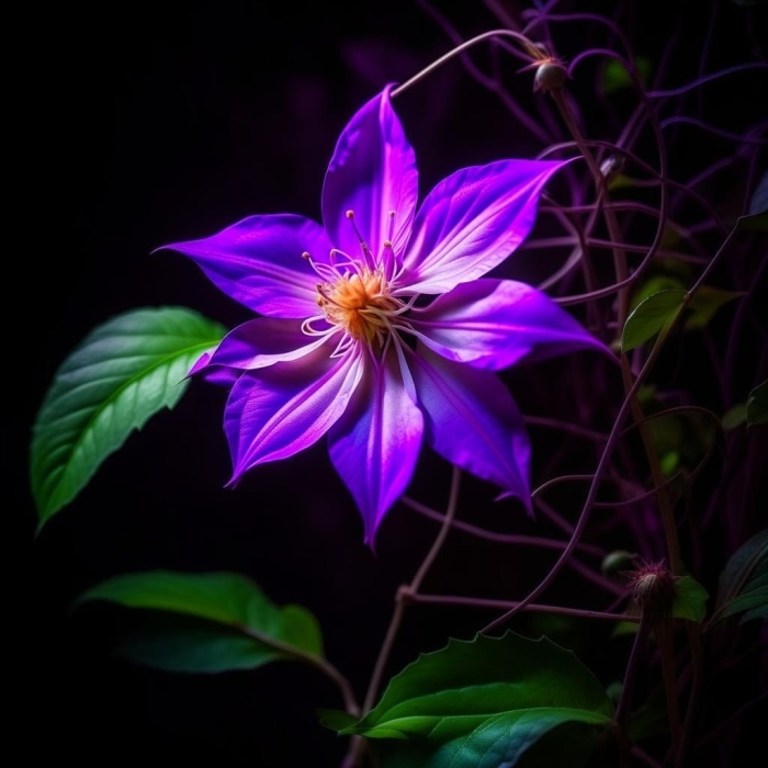 Растение клематис