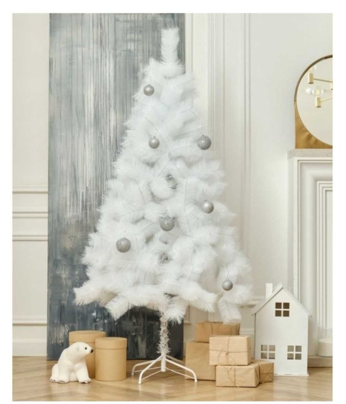 Искусственная белая елка