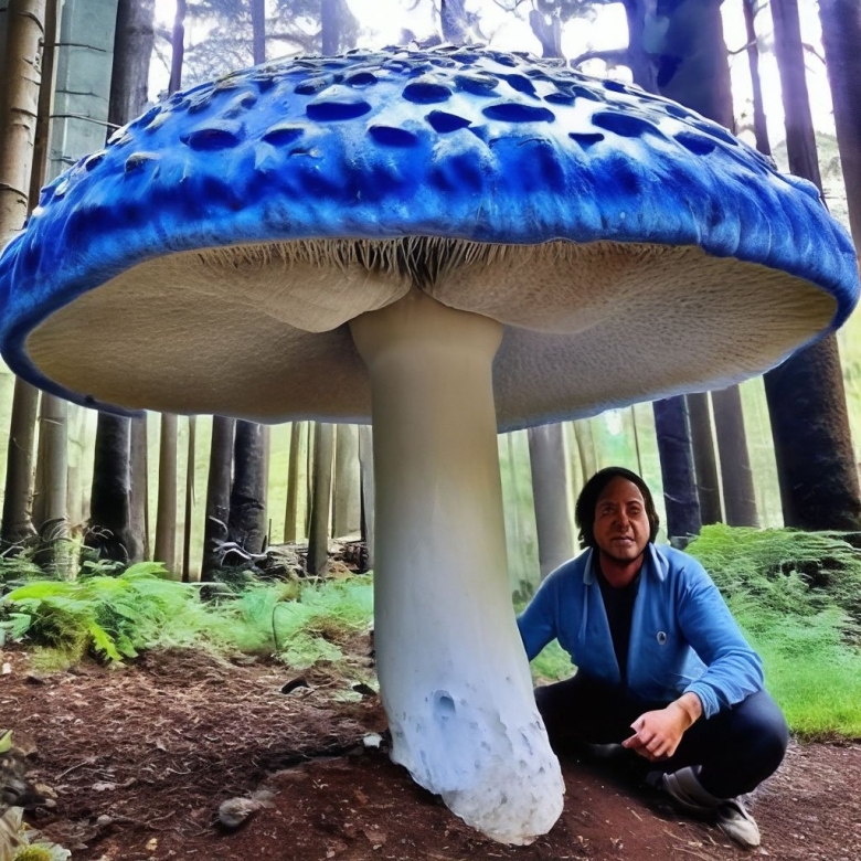 Синий мухомор