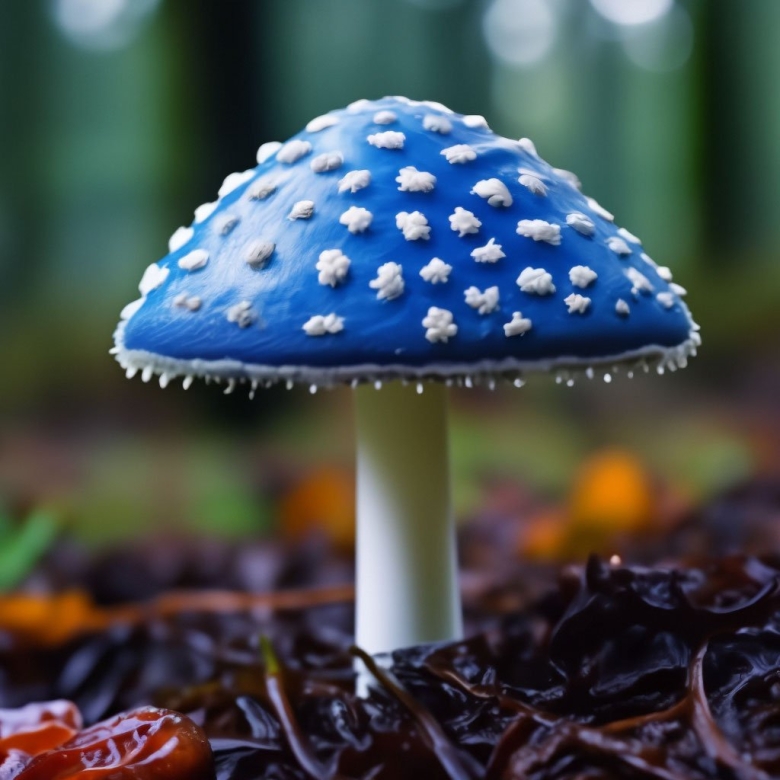 Синий мухомор