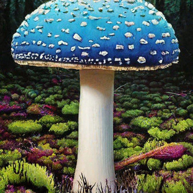 Синяя поганка