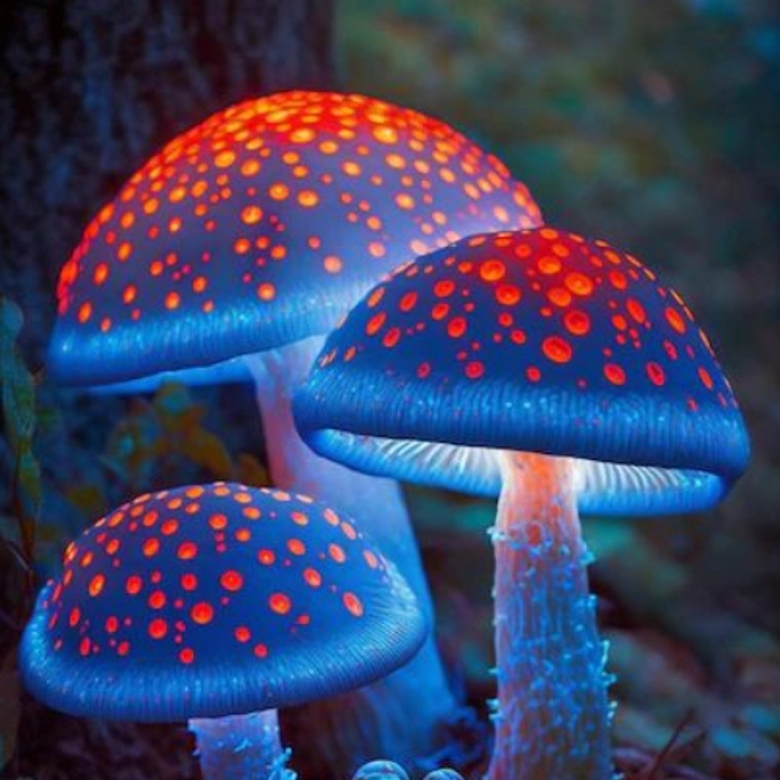 Неоновые грибы