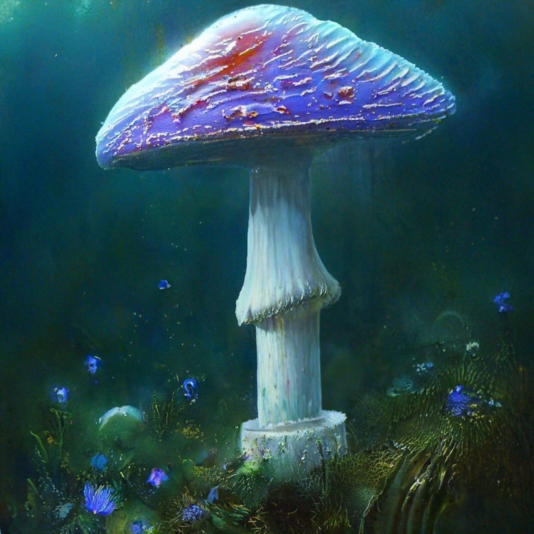 Синий мухомор