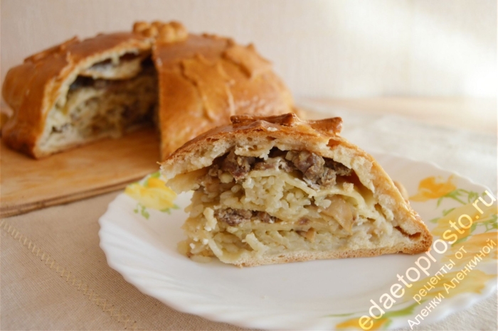 Курник расстегаи кулебяка