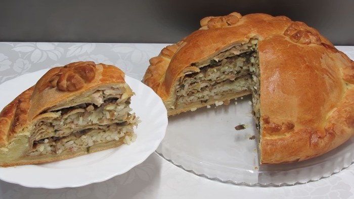 Двенадцатислойная кулебяка