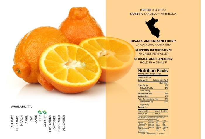 Танжело минеола мандарин