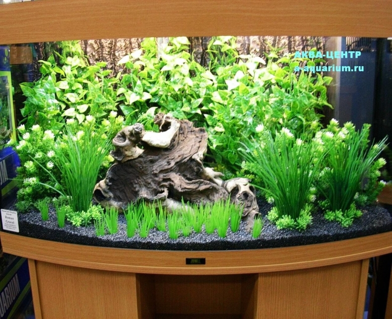 Красивые аквариумы с искусственными растениями
