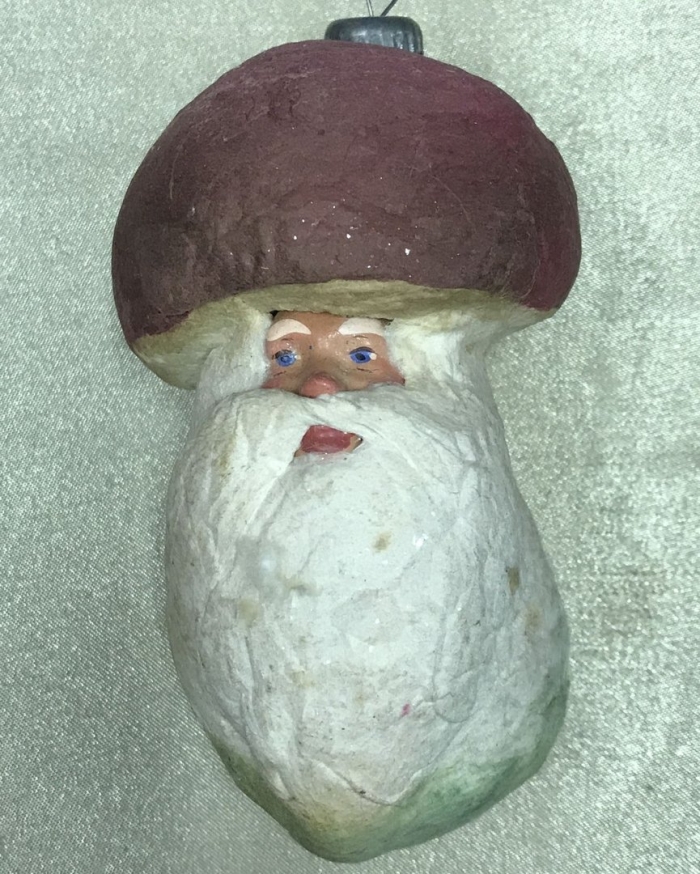 Ватная игрушка гриб боровик дедушка