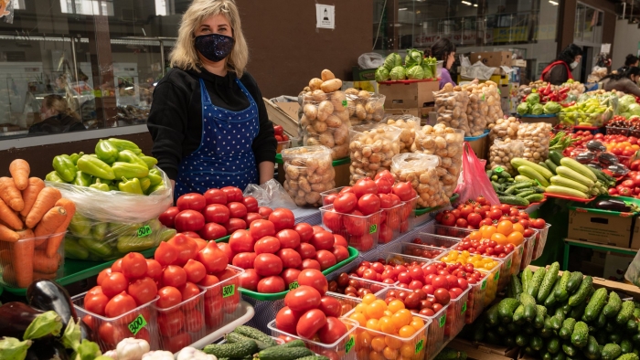 Овощной прилавок