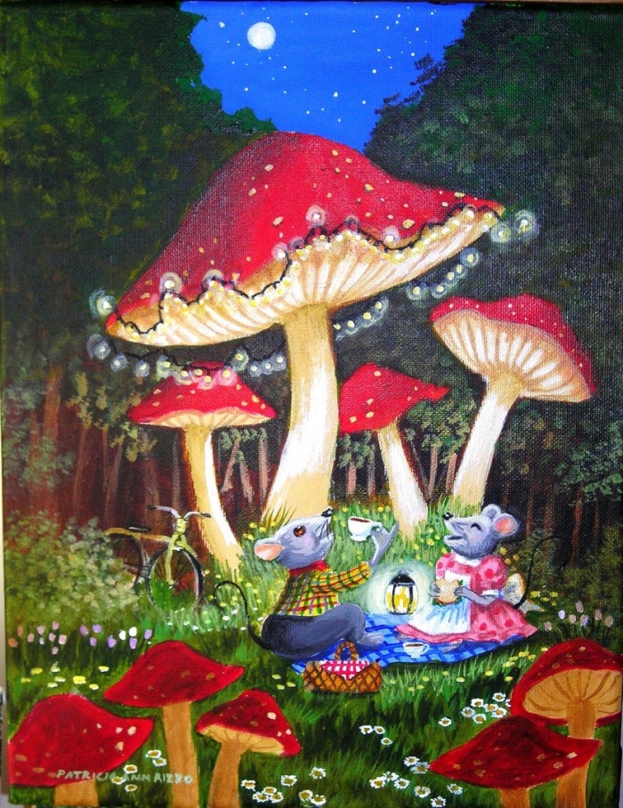 Красивый мухомор