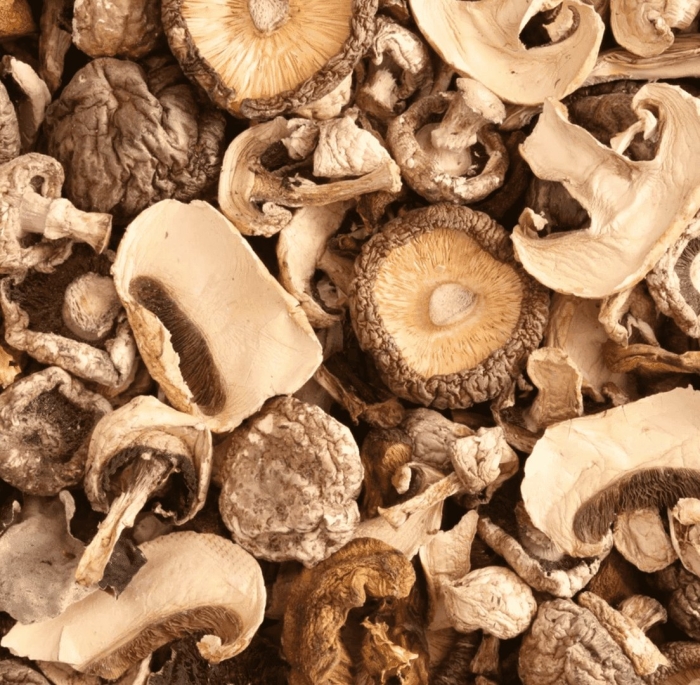 Dried mushrooms