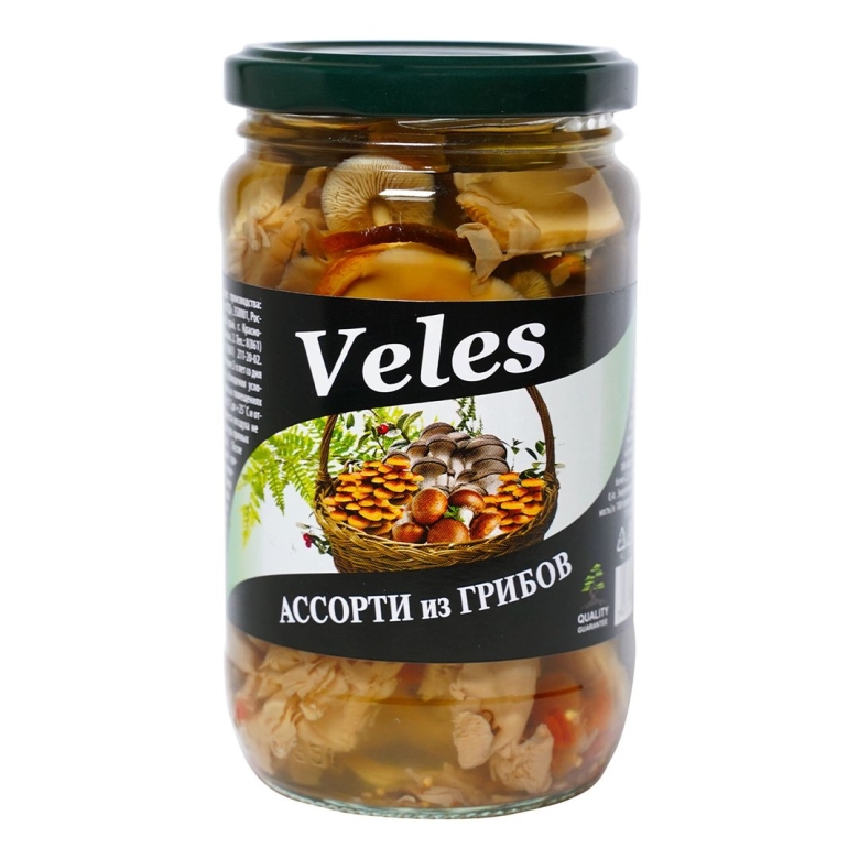 Грибы маринованные ассорти