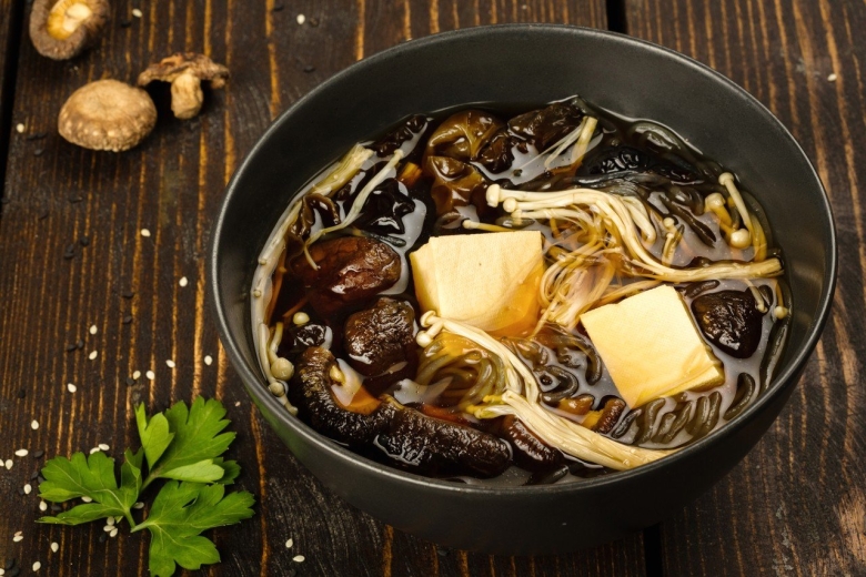 Грибной рамен