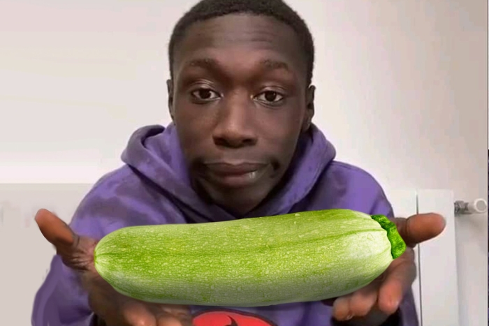 Смешной кабачок