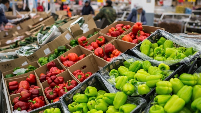 Овощи на рынке