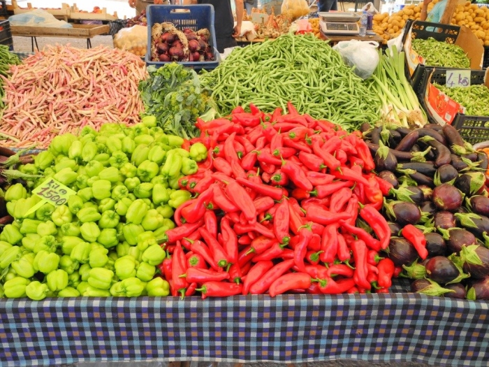 Турецкий овощной рынок