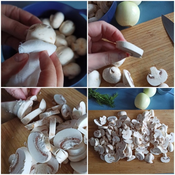 Надо ли чистить шампиньоны перед приготовлением свежие