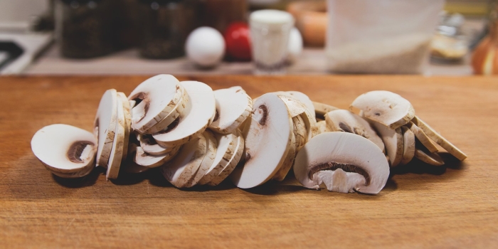 Закуска с шампиньонами