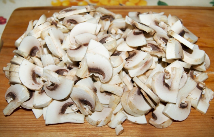 Вареные шампиньоны