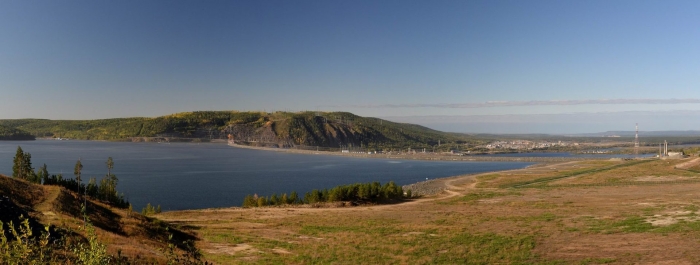 Река енисей и ангара