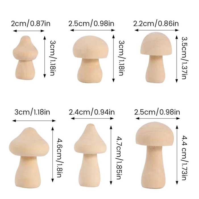 Деревянные грибы