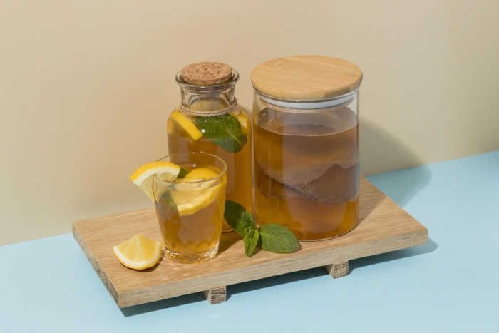 Комбуча с лимоном