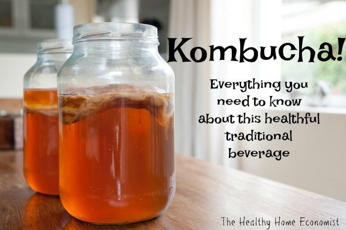 Homemade kombucha recipe tea