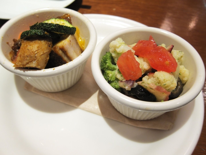 Салат с брокколи и фетой