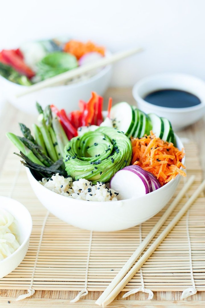 Салаты японской кухни