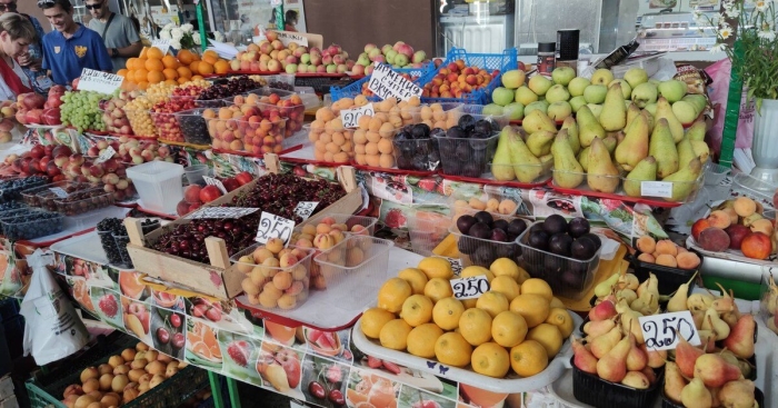 Овощи на рынке