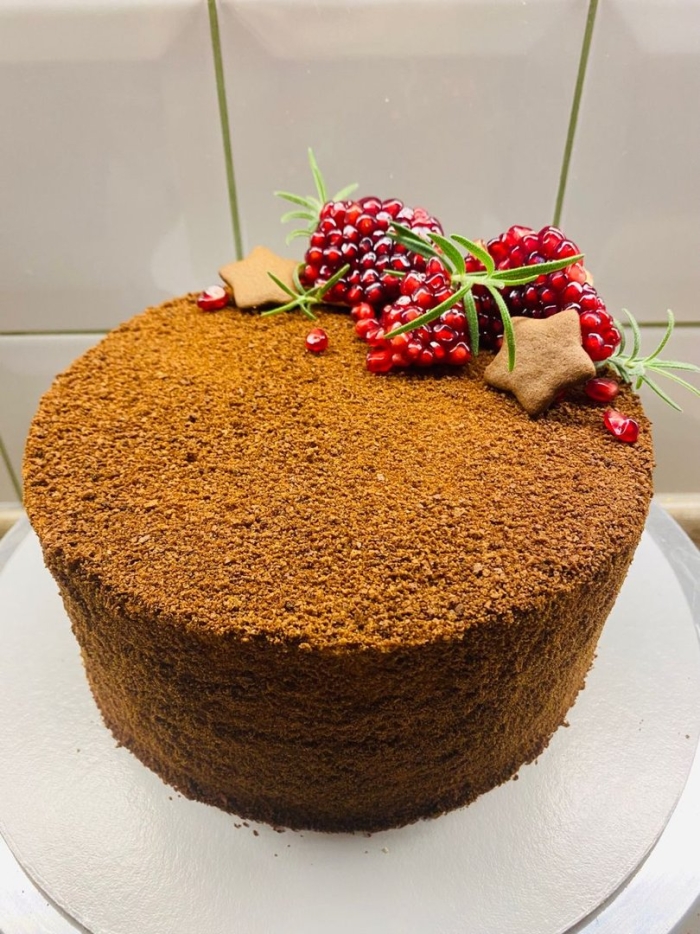 Шоколадный медовик