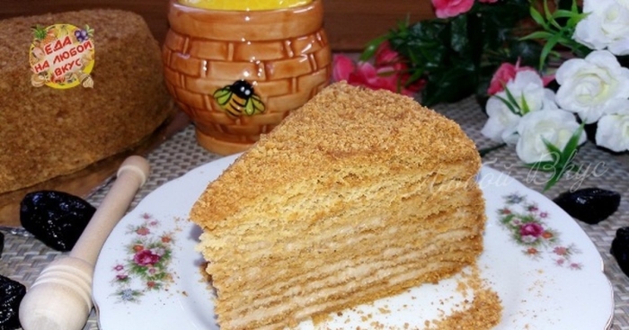 Медовик с заварным кремом рецепт