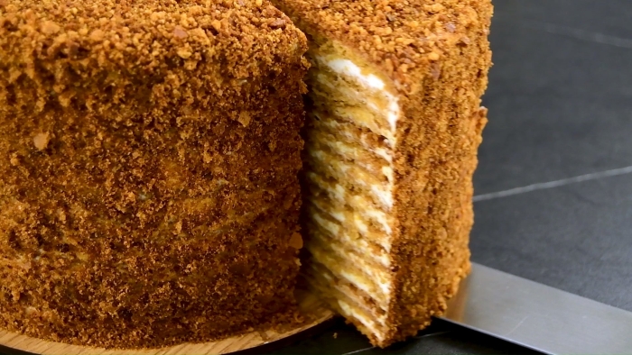 Торт дамский каприз медовый