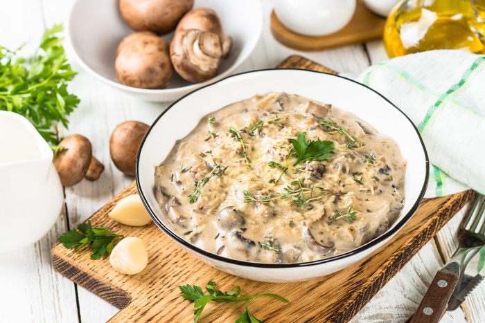 Сливочно грибной соус