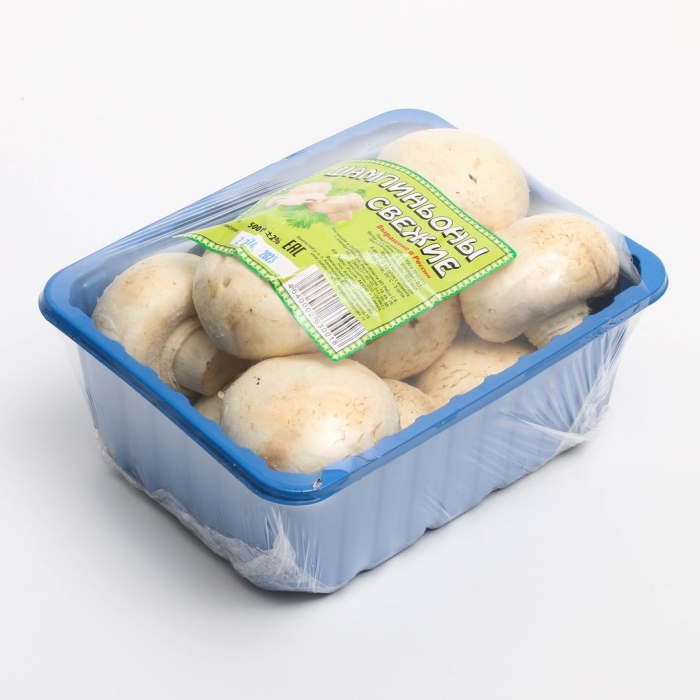 Грибы шампиньоны 400г выборжец