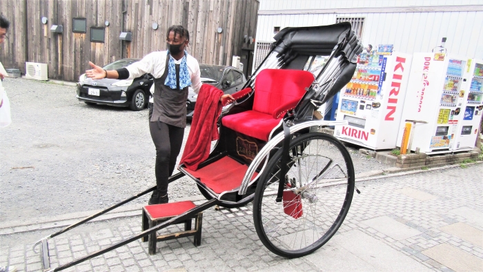 Рикша повозка японская