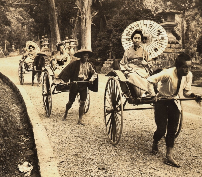 Рикша в японии