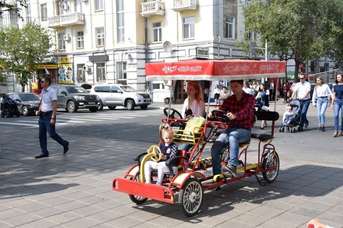 Двухместный велосипед