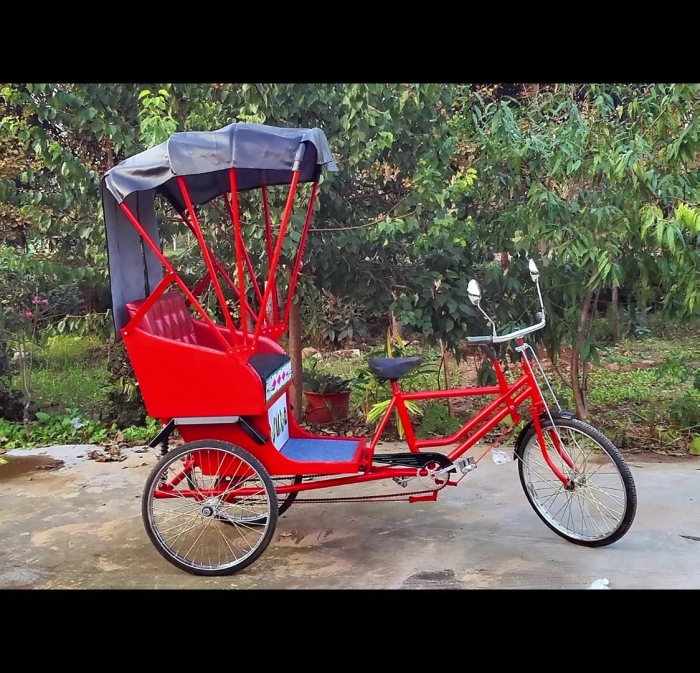 Трехколесный электровелосипед рикша