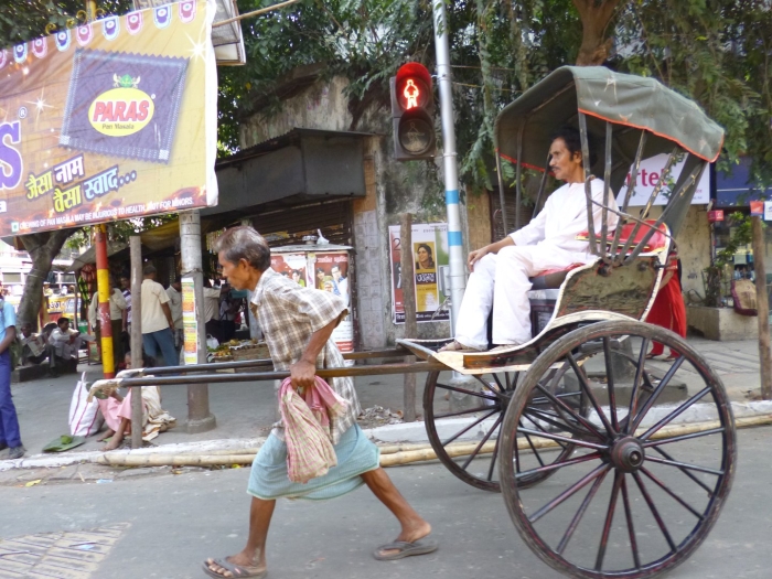 Рикша в индии