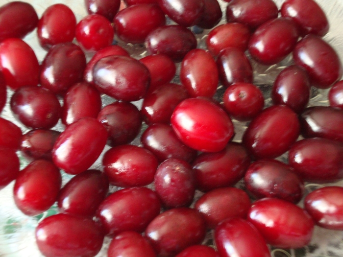 Красная ягода с косточкой