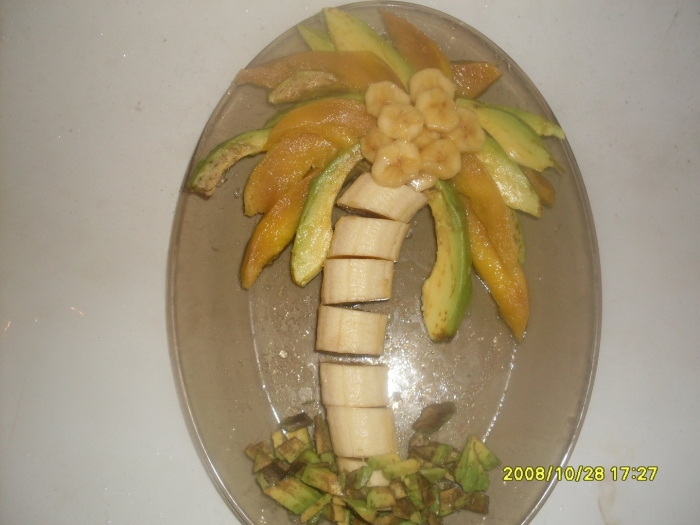 Пальма с бананами