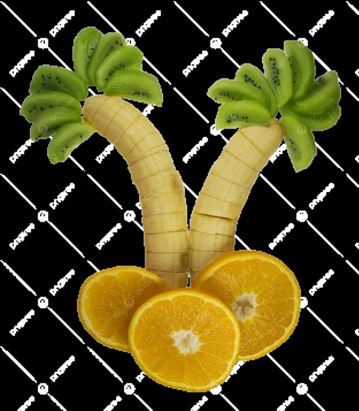 Банан киви мандарин пальма